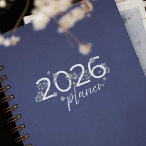 PLANER UBOGACONEJ 2026: pamiętaj, serce moje [okładka niebieska]