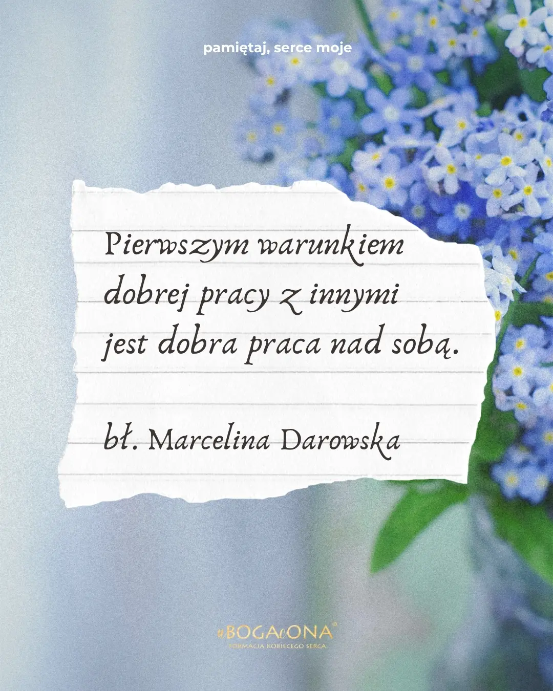 PRACA NAD SOBĄ / Słowo na ten tydzień