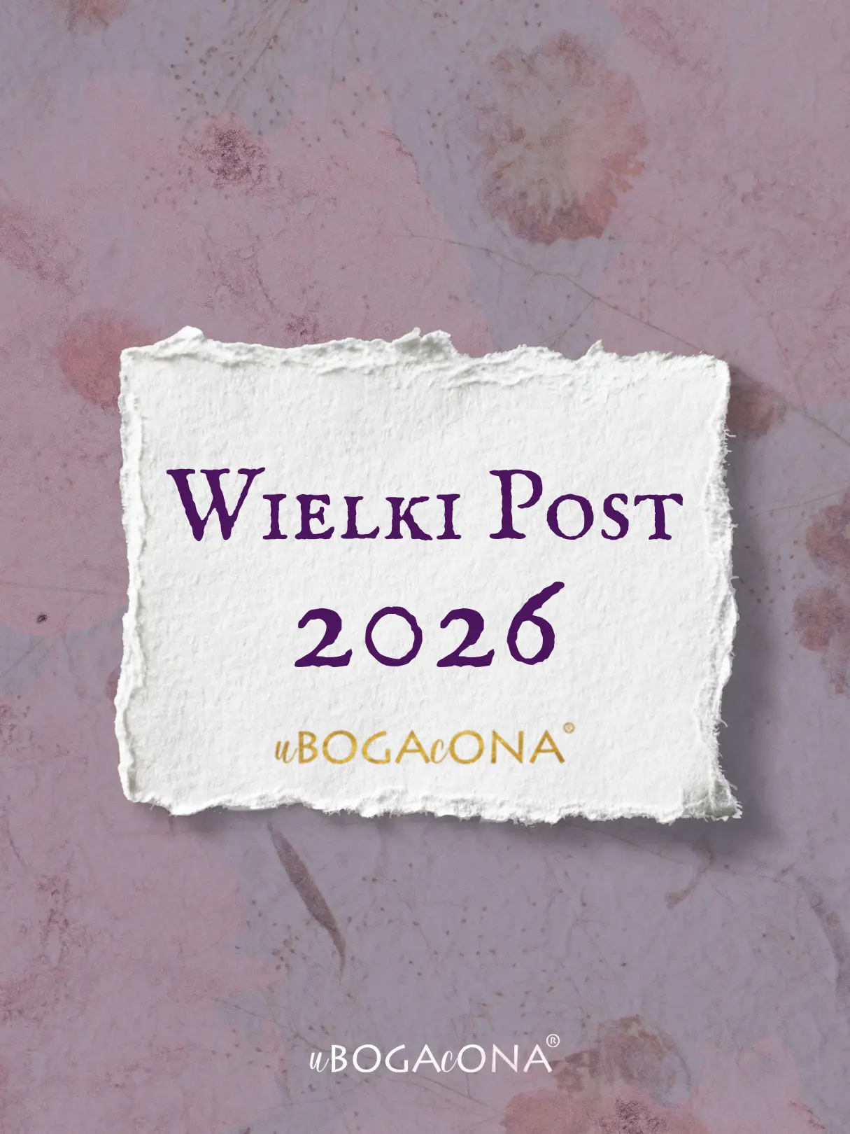 Wielki Post - propozycje uBOGAcONA