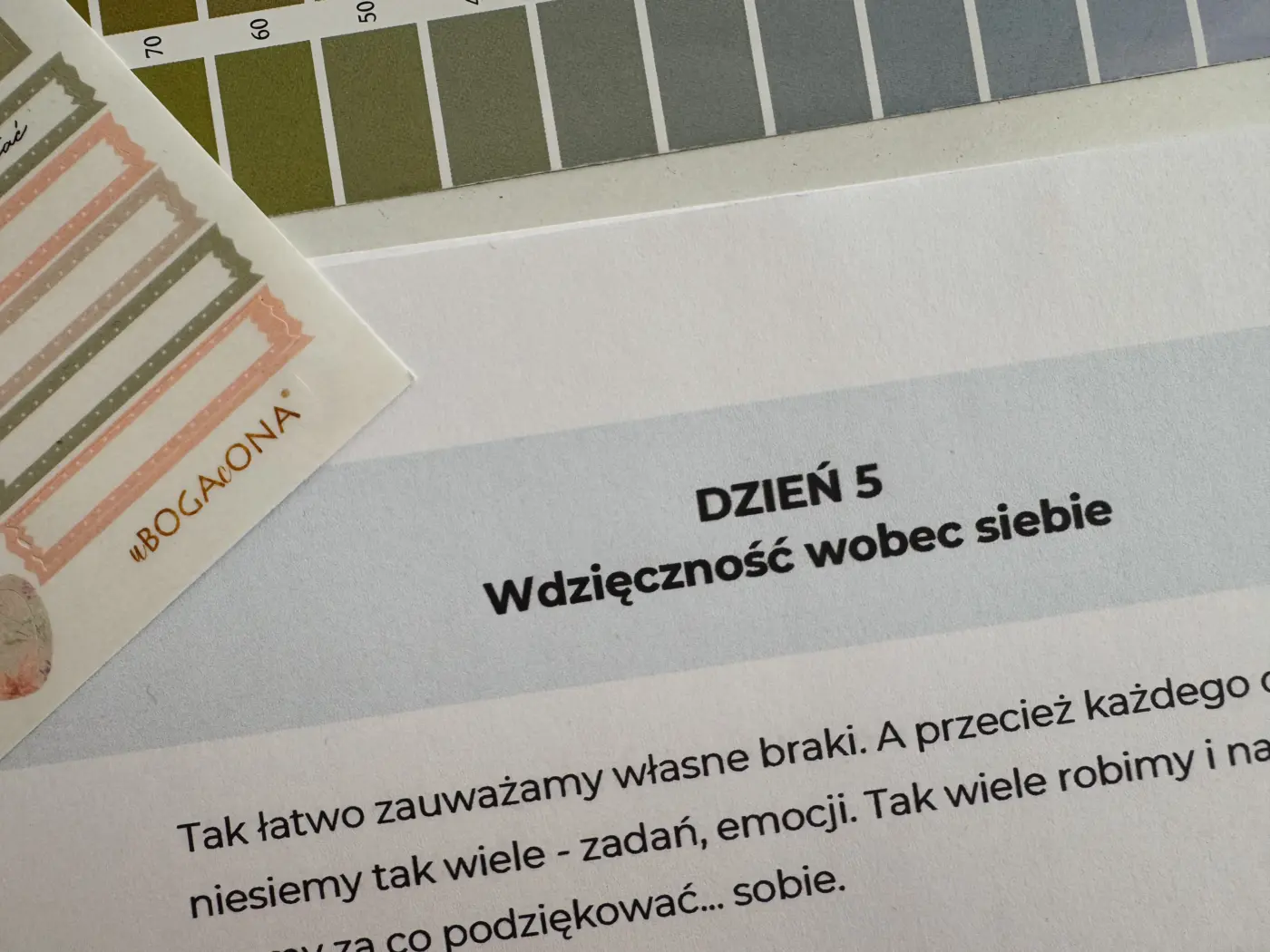 Wyzwanie WDZIĘCZNOŚCI / dzień 5