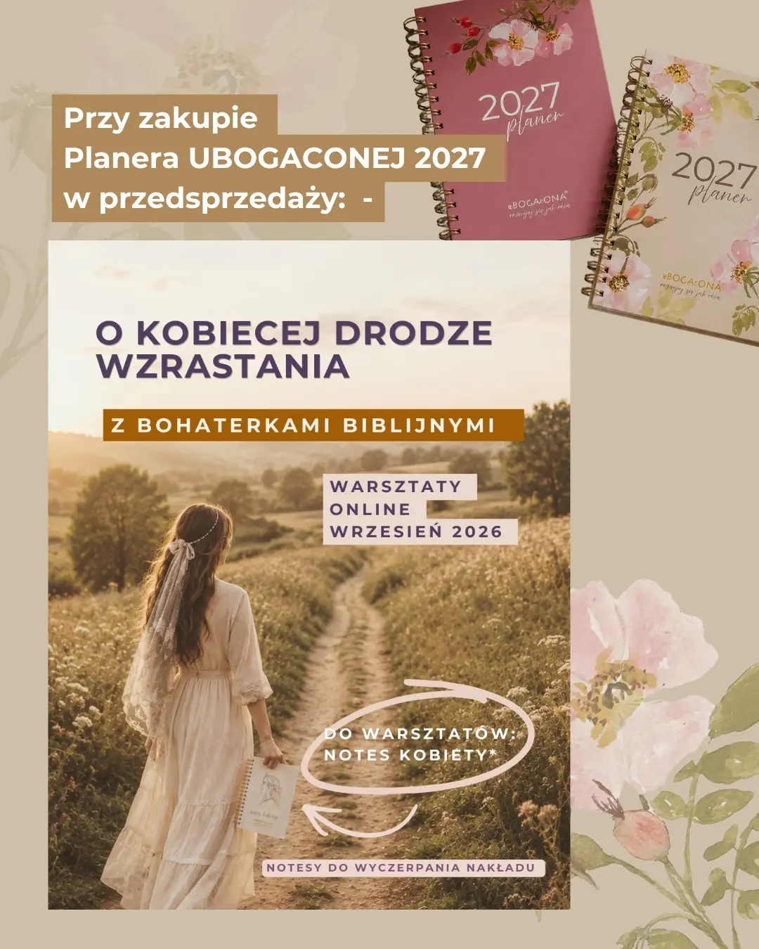 Warsztaty i notes - czyli przedsprzedażowe dodatki do Planera 2027