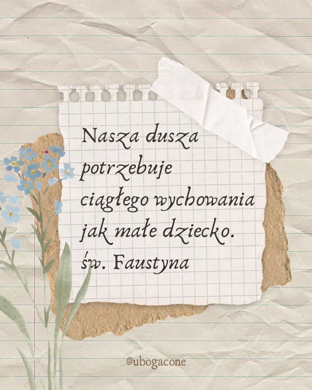 Ciągłe wychowanie / Słowo TYGODNIA