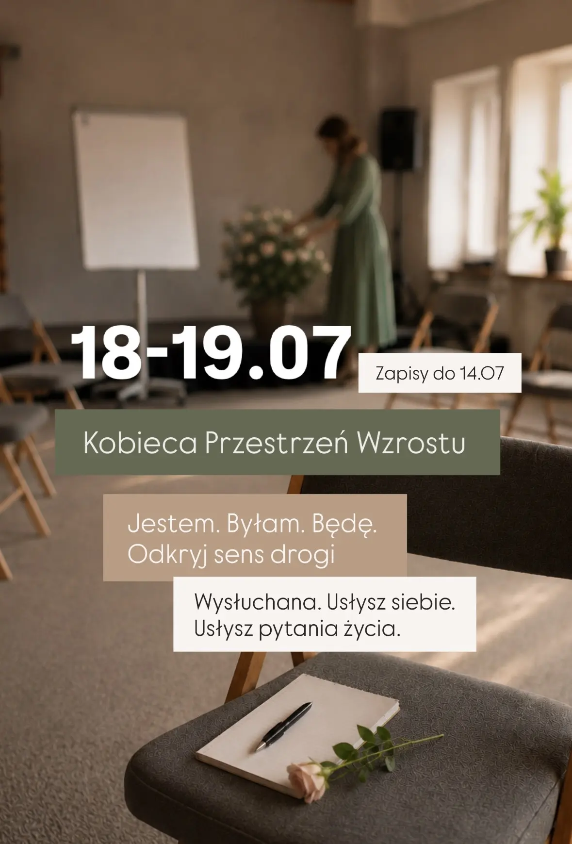 Kobieca Przestrzeń Wzrostu | 18-19.07 w Warszawie