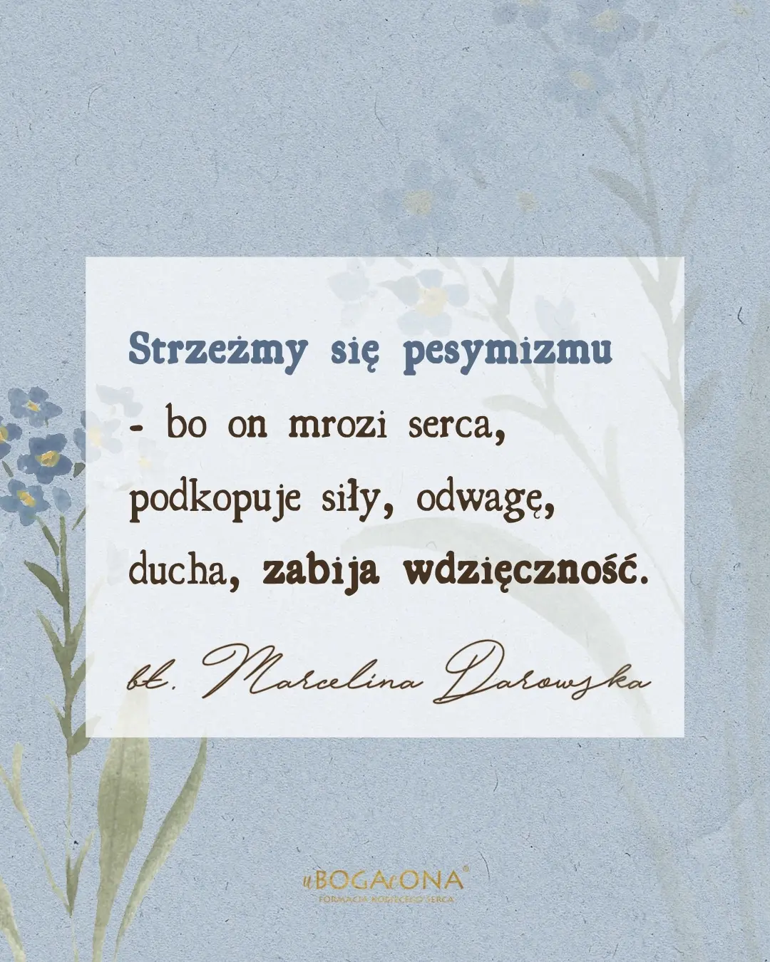 Strzeżmy się pesymizmu / wdzięczny czerwiec