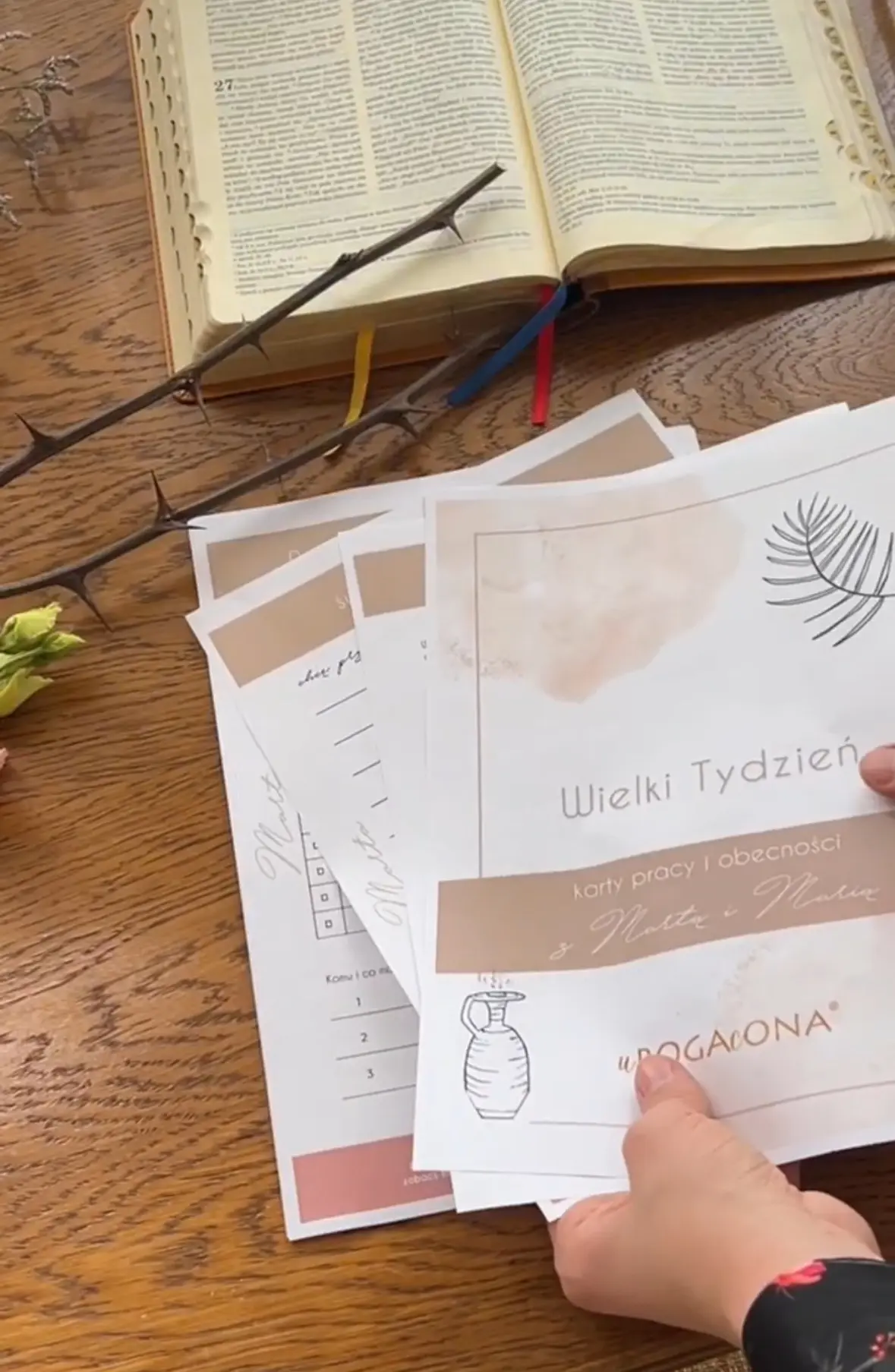 Karty na Wielki Tydzień