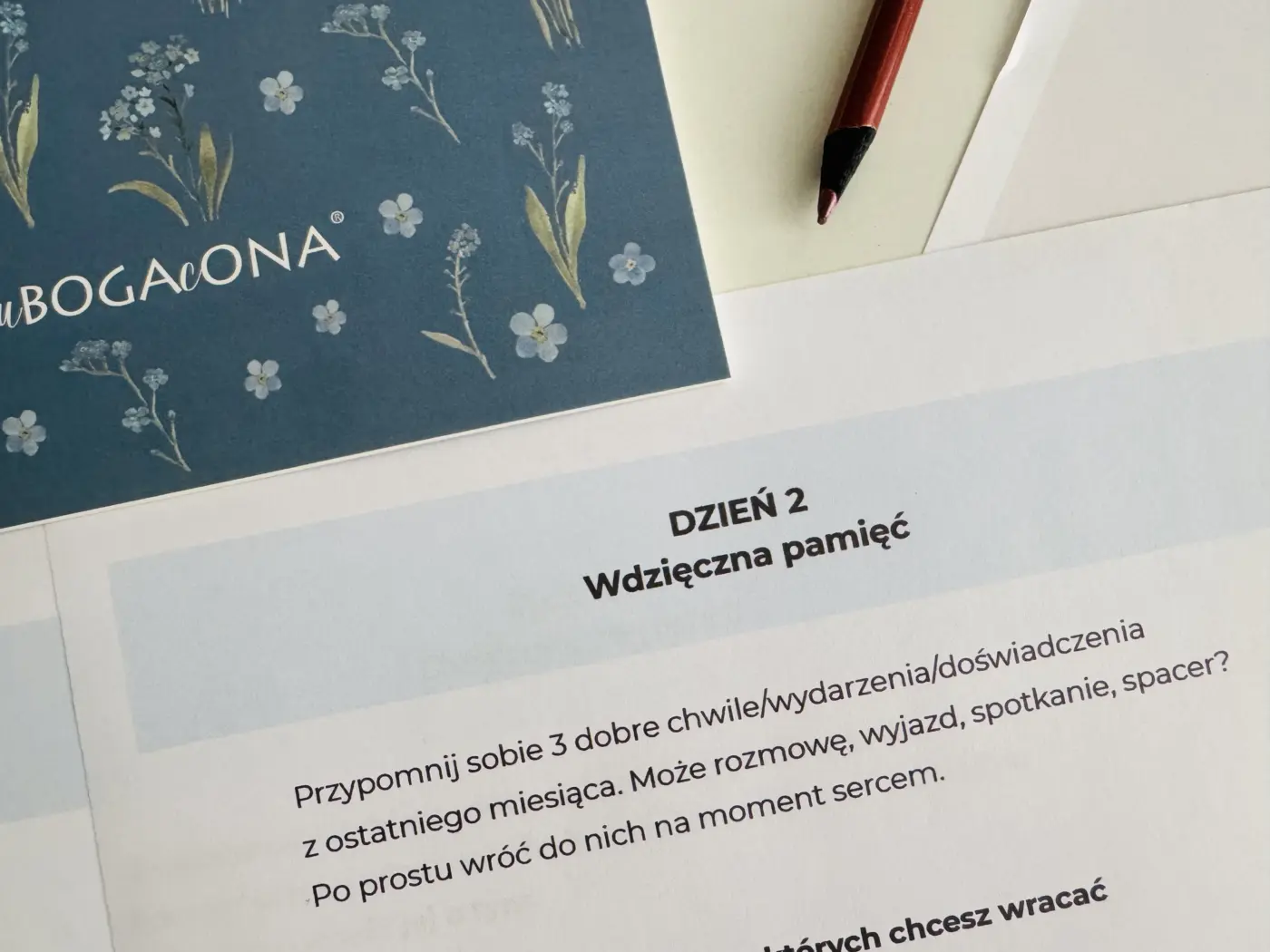 Wyzwanie WDZIĘCZNOŚCI / dzień 2