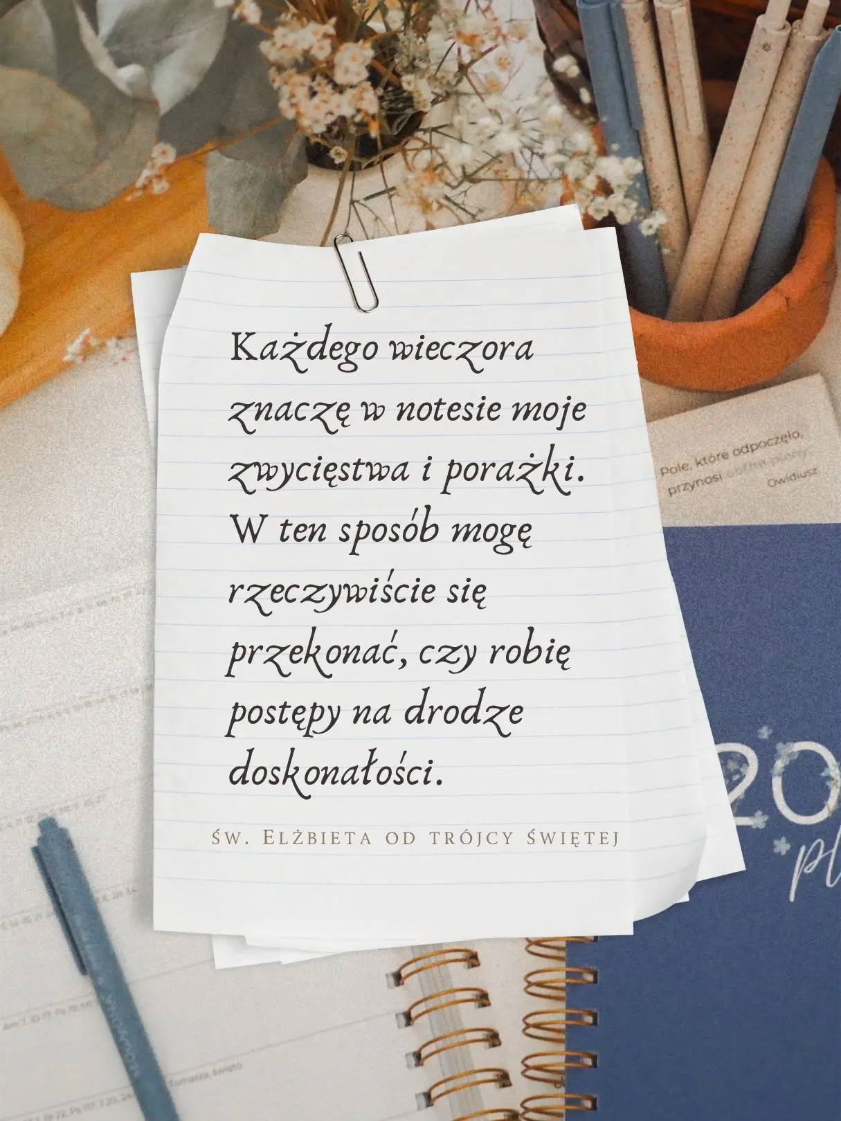Wieczorowa inspiracja od św. Elżbiety <3
