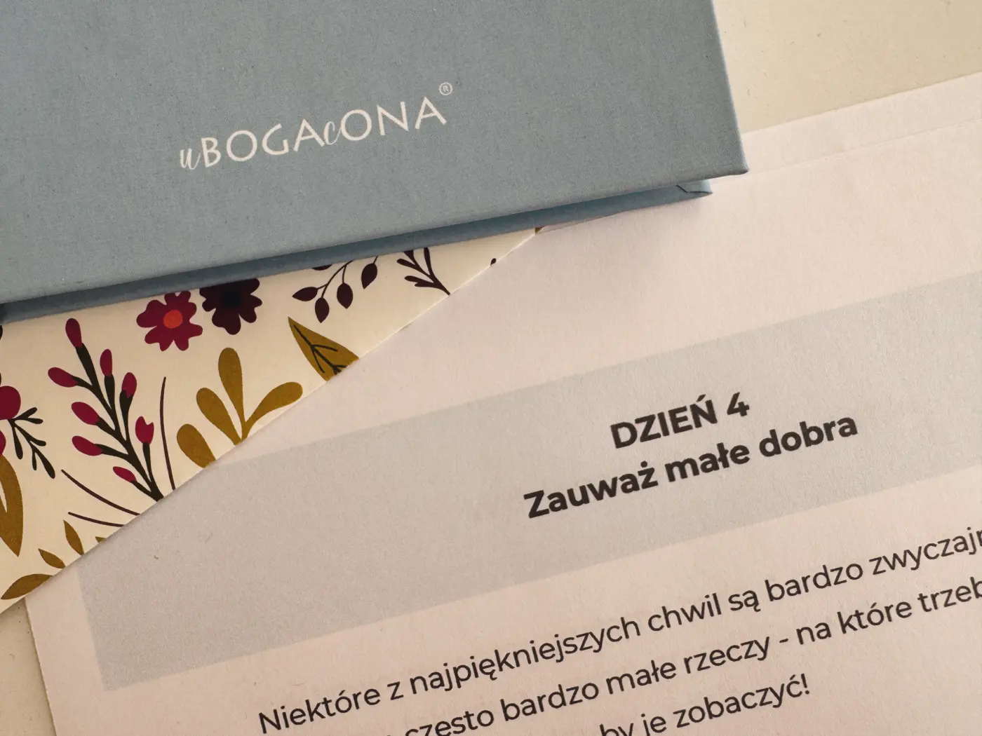 Wyzwanie WDZIĘCZNOŚCI / dzień 4
