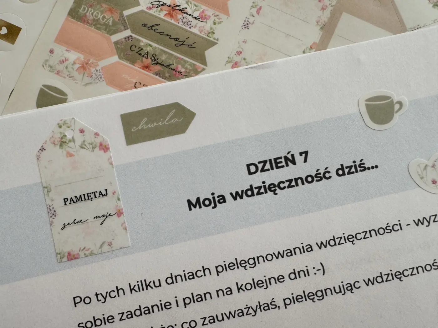 Wyzwanie WDZIĘCZNOŚCI / dzień 7